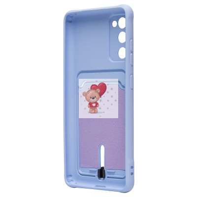 Чехол-накладка для Samsung G780 Galaxy S20FE (светло-фиолетовый) - SC304 с картхолдером