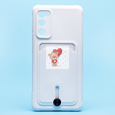 Чехол-накладка для Samsung G780 Galaxy S20FE (белый) - SC304 с картхолдером Чехол-накладка для Samsung G780 Galaxy S20FE (белый) - SC304 с картхолдером