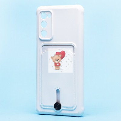 Чехол-накладка для Samsung G780 Galaxy S20FE (белый) - SC304 с картхолдером Чехол-накладка для Samsung G780 Galaxy S20FE (белый) - SC304 с картхолдером