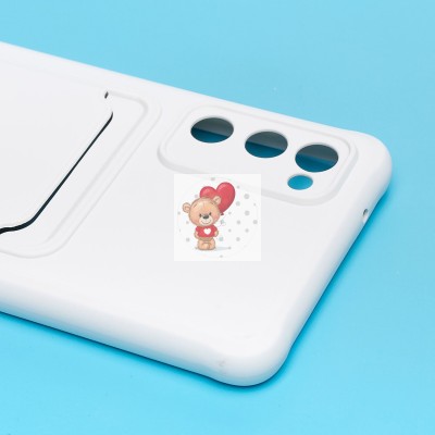 Чехол-накладка для Samsung G780 Galaxy S20FE (белый) - SC304 с картхолдером Чехол-накладка для Samsung G780 Galaxy S20FE (белый) - SC304 с картхолдером