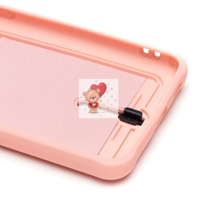 Чехол-накладка для Samsung G990 Galaxy S21FE (светло-розовый) - SC304 с картхолдером Чехол-накладка для Samsung G990 Galaxy S21FE (светло-розовый) - SC304 с картхолдером