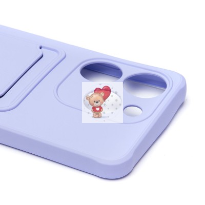 Чехол-накладка для Tecno Spark 10 Pro (светло-фиолетовый) - SC304 с картхолдером Чехол-накладка для Tecno Spark 10 Pro (светло-фиолетовый) - SC304 с картхолдером