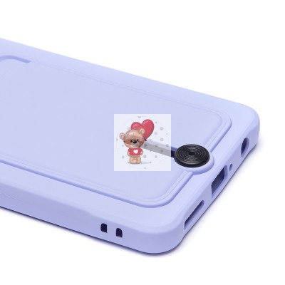 Чехол-накладка для Tecno Spark 20 Pro (светло-фиолетовый) - SC304 с картхолдером Чехол-накладка для Tecno Spark 20 Pro (светло-фиолетовый) - SC304 с картхолдером