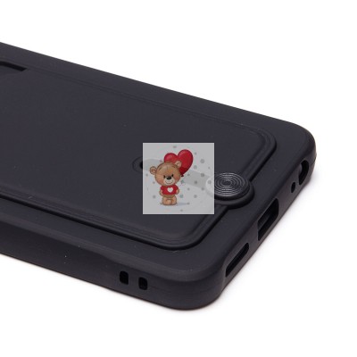 Чехол-накладка для Tecno Spark 20 (черный) - SC304 с картхолдером Чехол-накладка для Tecno Spark 20 (черный) - SC304 с картхолдером