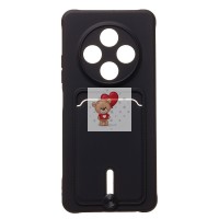 Чехол-накладка для Tecno Spark 30 4G (черный) - SC304 с картхолдером