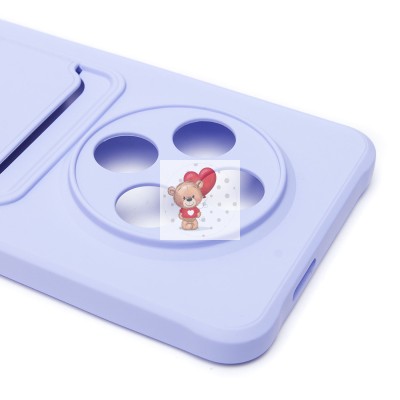 Чехол-накладка для Tecno Spark 30 4G (светло-фиолетовый) - SC304 с картхолдером