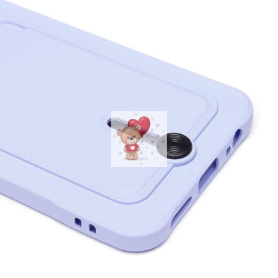 Чехол-накладка для Tecno Spark 30 Pro (светло-фиолетовый) - SC304 с картхолдером