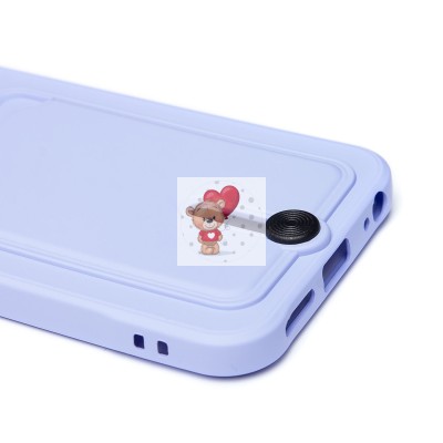 Чехол-накладка для Tecno Spark 30C 4G (светло-фиолетовый) - SC304 с картхолдером