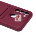 Чехол-накладка для Tecno Spark 8c (бордовый) - SC304 с картхолдером Чехол-накладка для Tecno Spark 8c (бордовый) - SC304 с картхолдером