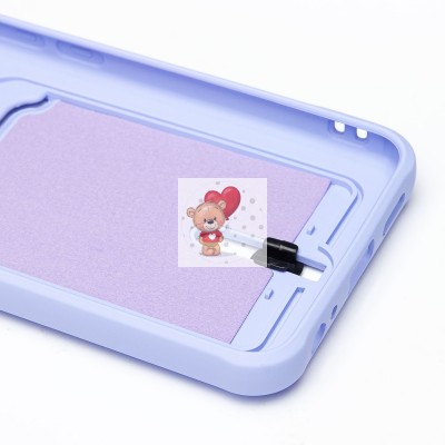 Чехол-накладка для Tecno Spark 8c (темно-фиолетовый) - SC304 с картхолдером Чехол-накладка для Tecno Spark 8c (темно-фиолетовый) - SC304 с картхолдером