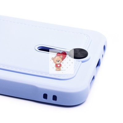 Чехол-накладка для Tecno Spark 8c (светло-фиолетовый) - SC304 с картхолдером