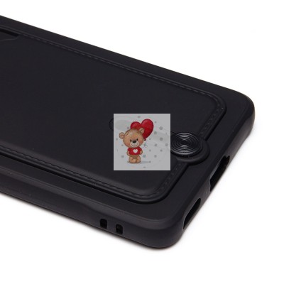 Чехол-накладка для Xiaomi 13 Lite (черный) - SC304 с картхолдером