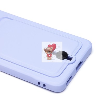 Чехол-накладка для Xiaomi 13 Lite (светло-фиолетовый) - SC304 с картхолдером