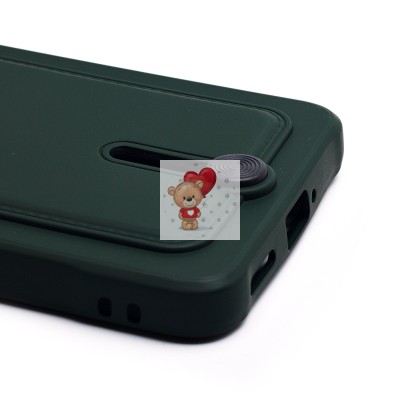 Чехол-накладка для Xiaomi 13T (темно-зеленый) - SC304 с картхолдером