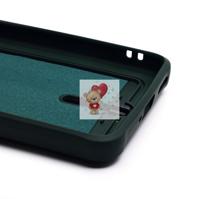 Чехол-накладка для Xiaomi 13T (темно-зеленый) - SC304 с картхолдером