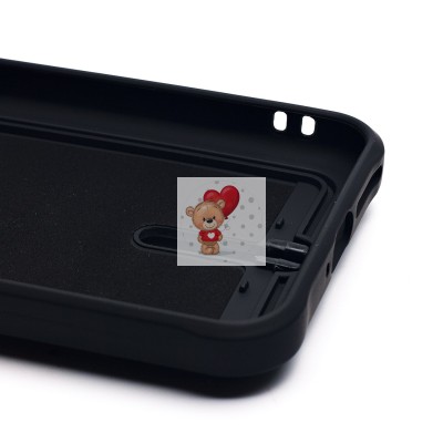 Чехол-накладка для Xiaomi 14 (черный) - SC304 с картхолдером