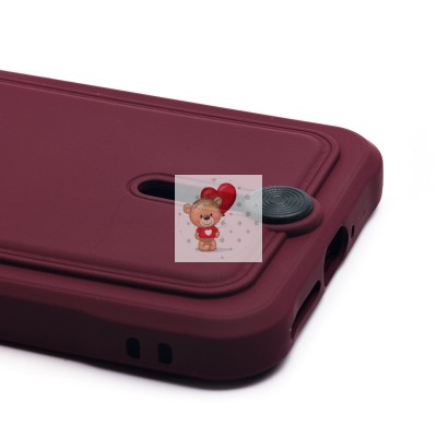 Чехол-накладка для Xiaomi 14 (бордовый) - SC304 с картхолдером Чехол-накладка для Xiaomi 14 (бордовый) - SC304 с картхолдером