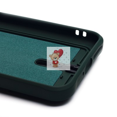 Чехол-накладка для Xiaomi 14 (темно-зеленый) - SC304 с картхолдером Чехол-накладка для Xiaomi 14 (темно-зеленый) - SC304 с картхолдером