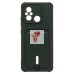 Чехол-накладка для Xiaomi Redmi 12C (темно-зеленый) - SC304 с картхолдером