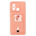 Чехол-накладка для Xiaomi Redmi 12C (светло-розовый) - SC304 с картхолдером