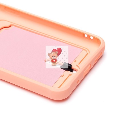 Чехол-накладка для Xiaomi Redmi 12C (светло-розовый) - SC304 с картхолдером