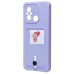 Чехол-накладка для Xiaomi Redmi 12C (светло-фиолетовый) - SC304 с картхолдером