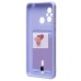 Чехол-накладка для Xiaomi Redmi 12C (светло-фиолетовый) - SC304 с картхолдером