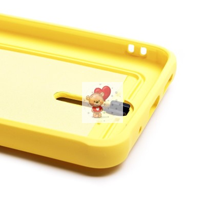 Чехол-накладка для Xiaomi Redmi 12C (желтый) - SC304 с картхолдером