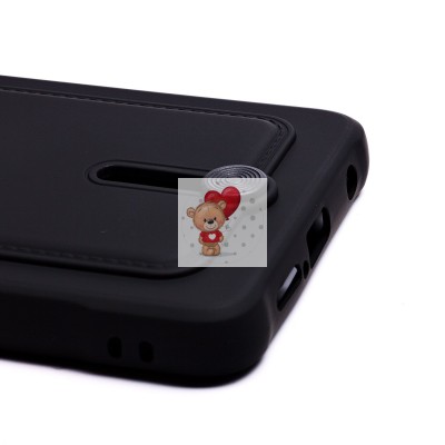 Чехол-накладка для Xiaomi Poco X3 (черный) - SC304 с картхолдером Чехол-накладка для Xiaomi Poco X3 (черный) - SC304 с картхолдером
