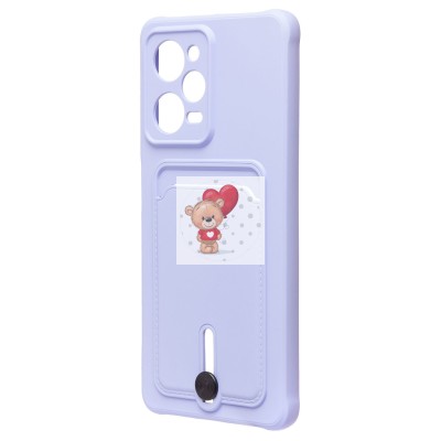 Чехол-накладка для Xiaomi Poco X5 Pro (светло-фиолетовый) - SC304 с картхолдером Чехол-накладка для Xiaomi Poco X5 Pro (светло-фиолетовый) - SC304 с картхолдером