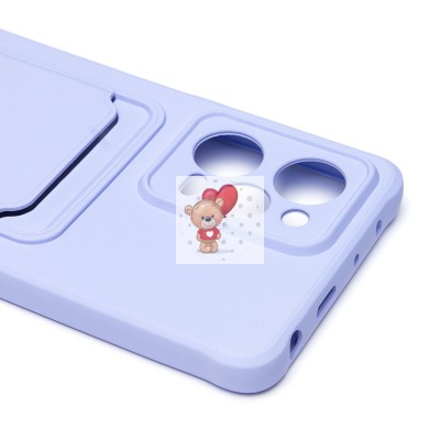 Чехол-накладка для Xiaomi Poco X5 Pro (светло-фиолетовый) - SC304 с картхолдером Чехол-накладка для Xiaomi Poco X5 Pro (светло-фиолетовый) - SC304 с картхолдером