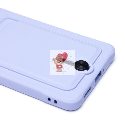 Чехол-накладка для Xiaomi Poco X5 Pro (светло-фиолетовый) - SC304 с картхолдером Чехол-накладка для Xiaomi Poco X5 Pro (светло-фиолетовый) - SC304 с картхолдером