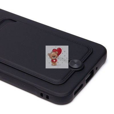 Чехол-накладка для Xiaomi Poco X5 (черный) - SC304 с картхолдером Чехол-накладка для Xiaomi Poco X5 (черный) - SC304 с картхолдером