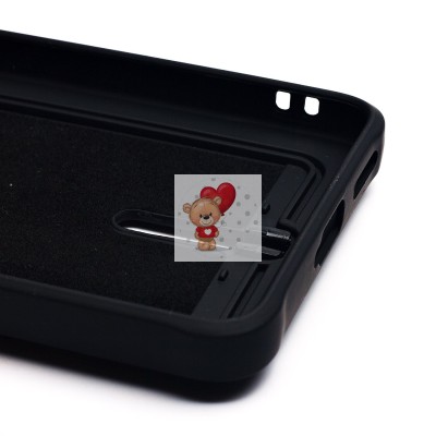 Чехол-накладка для Xiaomi Poco X6 Pro 5G (черный) - SC304 с картхолдером