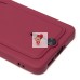 Чехол-накладка для Xiaomi Poco X7 Pro (бордовый) - SC304 с картхолдером