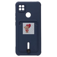 Чехол-накладка для Xiaomi Redmi 10A (темно-синий) - SC304 с картхолдером Чехол-накладка для Xiaomi Redmi 10A (темно-синий) - SC304 с картхолдером