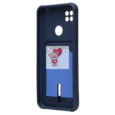 Чехол-накладка для Xiaomi Redmi 10A (темно-синий) - SC304 с картхолдером Чехол-накладка для Xiaomi Redmi 10A (темно-синий) - SC304 с картхолдером