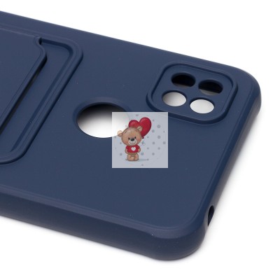 Чехол-накладка для Xiaomi Redmi 10A (темно-синий) - SC304 с картхолдером Чехол-накладка для Xiaomi Redmi 10A (темно-синий) - SC304 с картхолдером