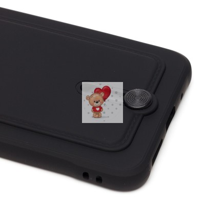 Чехол-накладка для Xiaomi Redmi 10C (черный) - SC304 с картхолдером Чехол-накладка для Xiaomi Redmi 10C (черный) - SC304 с картхолдером
