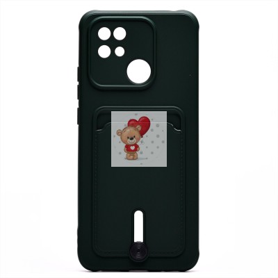 Чехол-накладка для Xiaomi Redmi 10C (темно-зеленый) - SC304 с картхолдером Чехол-накладка для Xiaomi Redmi 10C (темно-зеленый) - SC304 с картхолдером