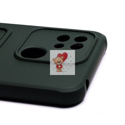 Чехол-накладка для Xiaomi Redmi 10C (темно-зеленый) - SC304 с картхолдером Чехол-накладка для Xiaomi Redmi 10C (темно-зеленый) - SC304 с картхолдером