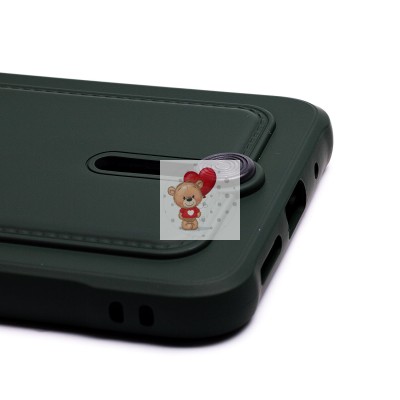 Чехол-накладка для Xiaomi Redmi 10C (темно-зеленый) - SC304 с картхолдером Чехол-накладка для Xiaomi Redmi 10C (темно-зеленый) - SC304 с картхолдером