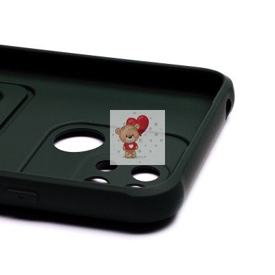 Чехол-накладка для Xiaomi Redmi 10C (темно-зеленый) - SC304 с картхолдером Чехол-накладка для Xiaomi Redmi 10C (темно-зеленый) - SC304 с картхолдером