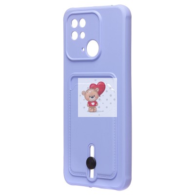 Чехол-накладка для Xiaomi Redmi 10C (темно-фиолетовый) - SC304 с картхолдером Чехол-накладка для Xiaomi Redmi 10C (темно-фиолетовый) - SC304 с картхолдером