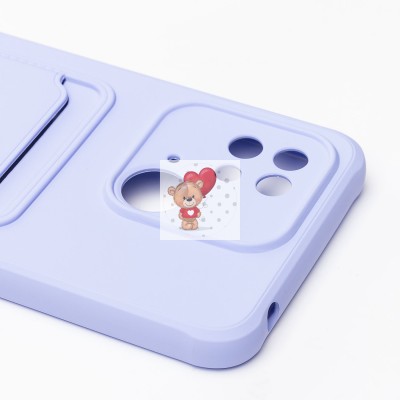Чехол-накладка для Xiaomi Redmi 10C (темно-фиолетовый) - SC304 с картхолдером Чехол-накладка для Xiaomi Redmi 10C (темно-фиолетовый) - SC304 с картхолдером