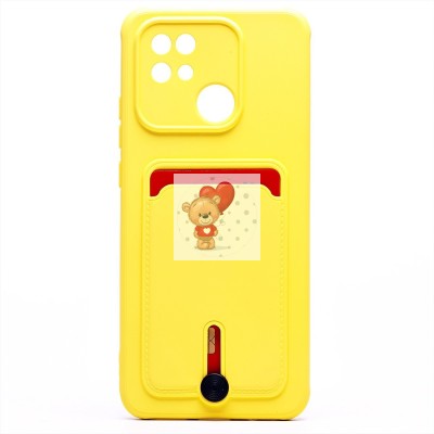 Чехол-накладка для Xiaomi Redmi 10C (желтый) - SC304 с картхолдером Чехол-накладка для Xiaomi Redmi 10C (желтый) - SC304 с картхолдером