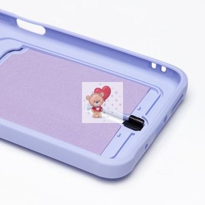 Чехол-накладка для Xiaomi Redmi 12 (светло-фиолетовый) - SC304 с картхолдером