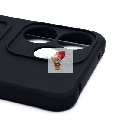 Чехол-накладка для Xiaomi Redmi 13 4G (черный) - SC304 с картхолдером