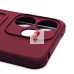 Чехол-накладка для Xiaomi Redmi 13 4G (бордовый) - SC304 с картхолдером