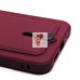 Чехол-накладка для Xiaomi Redmi 13 4G (бордовый) - SC304 с картхолдером